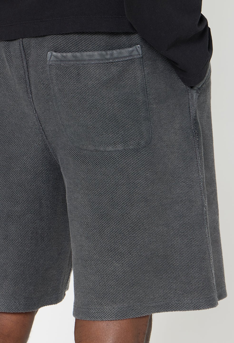 Reverse Terry Shorts / Washed Black - Image 8