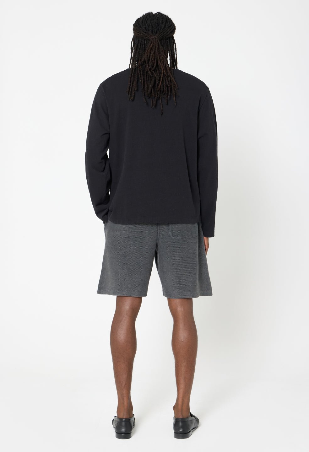 Reverse Terry Shorts / Washed Black - Image 6