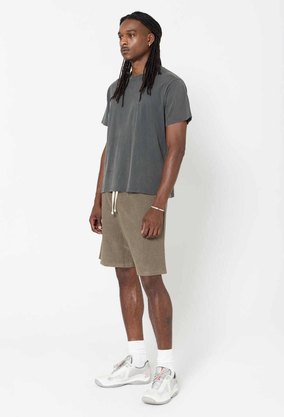 Reverse Terry Shorts / Washed Oak - Image 4