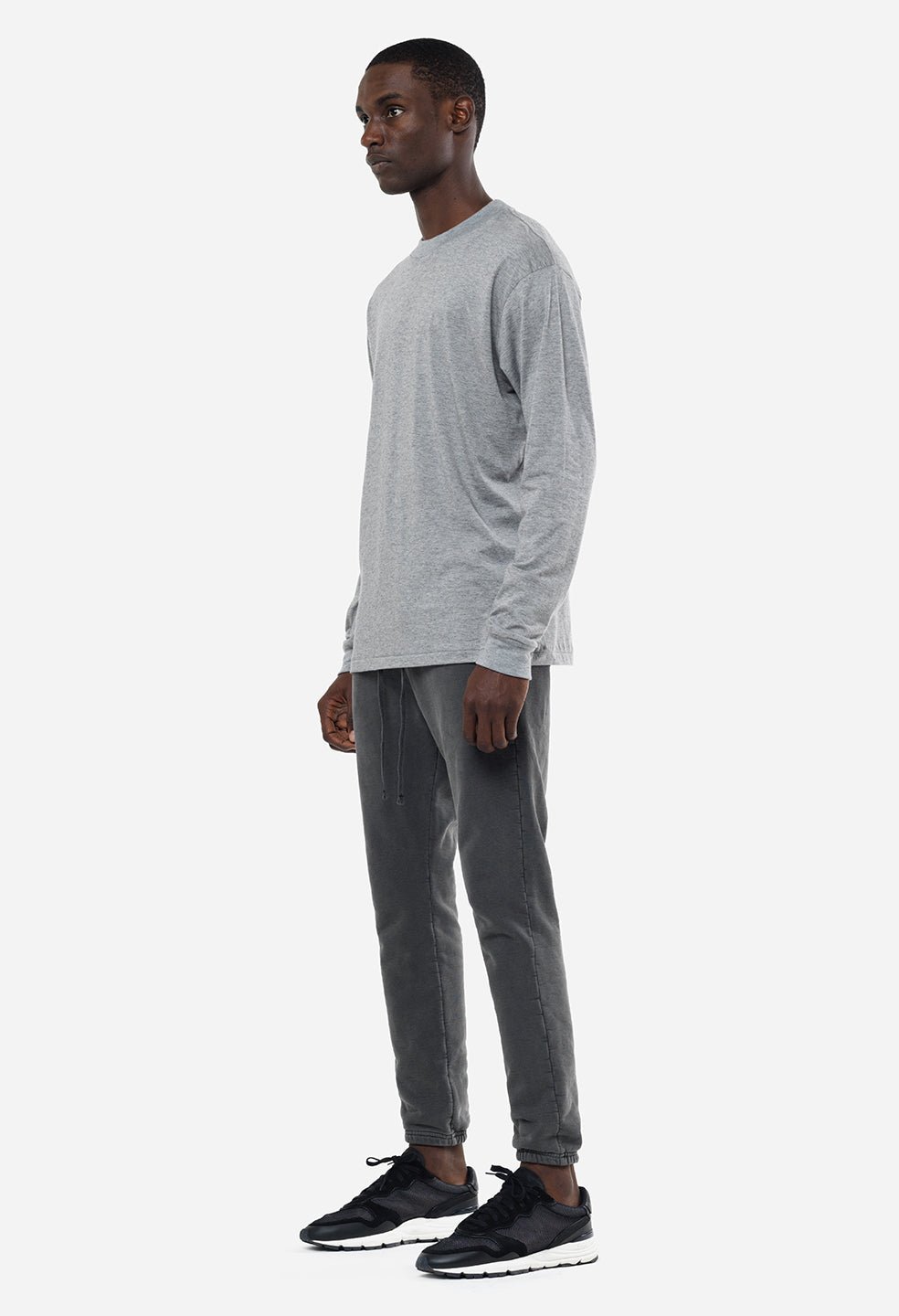Cotton Cashmere Pullover / Grey - Image 4
