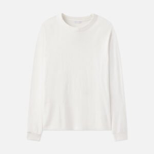Recycled Cotton LS University Tee / Salt