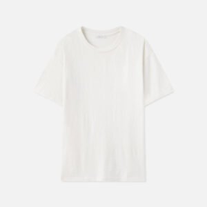 Recycled Cotton University Tee / Salt