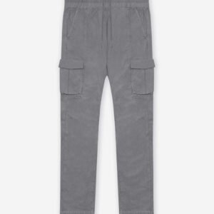 Back Sateen Cargo Pants / Charcoal