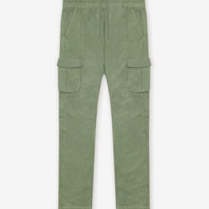 Back Sateen Cargo Pants / Olive