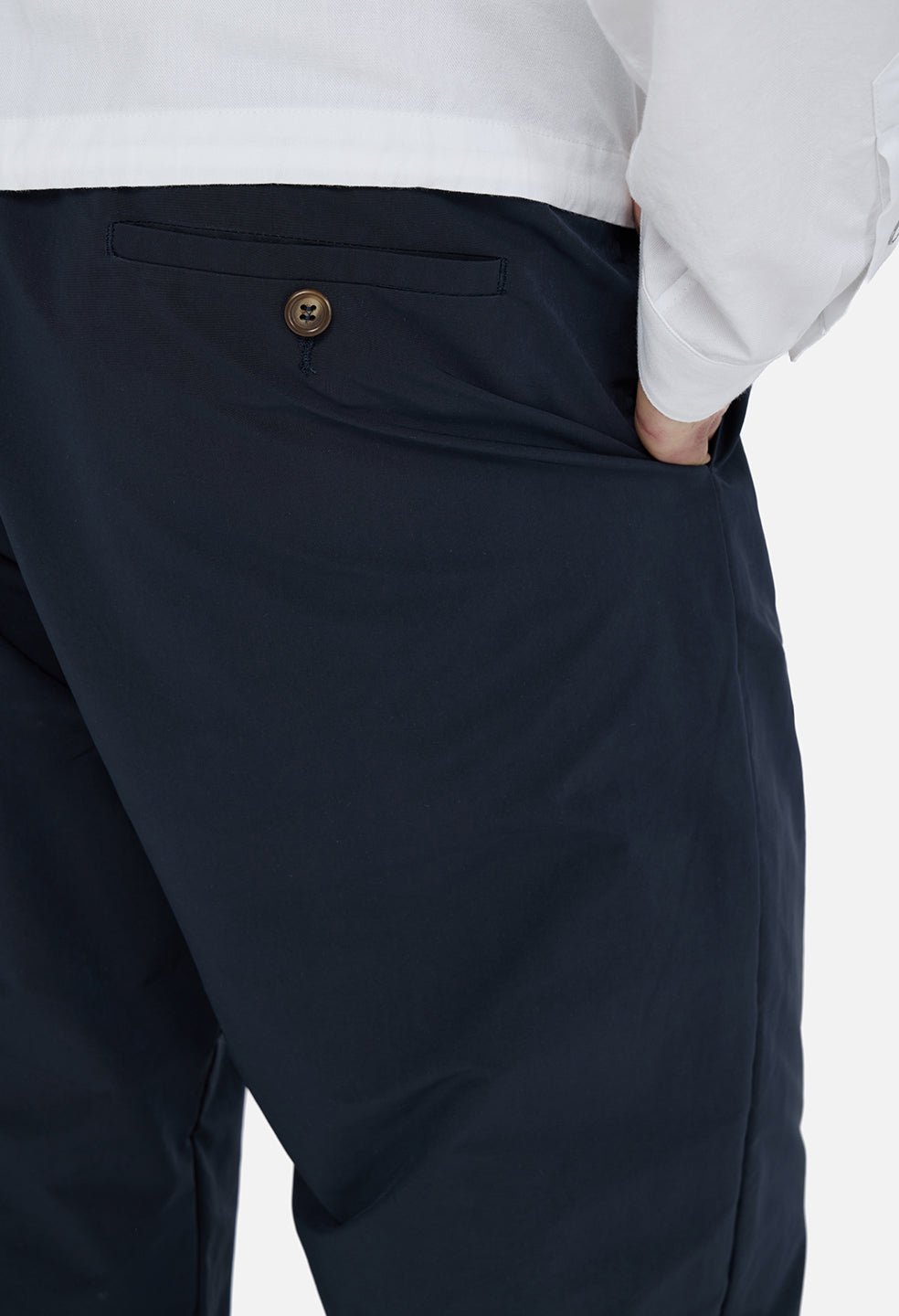 Vero Brushed Nylon Lounge Pant / Dark Navy - Image 7