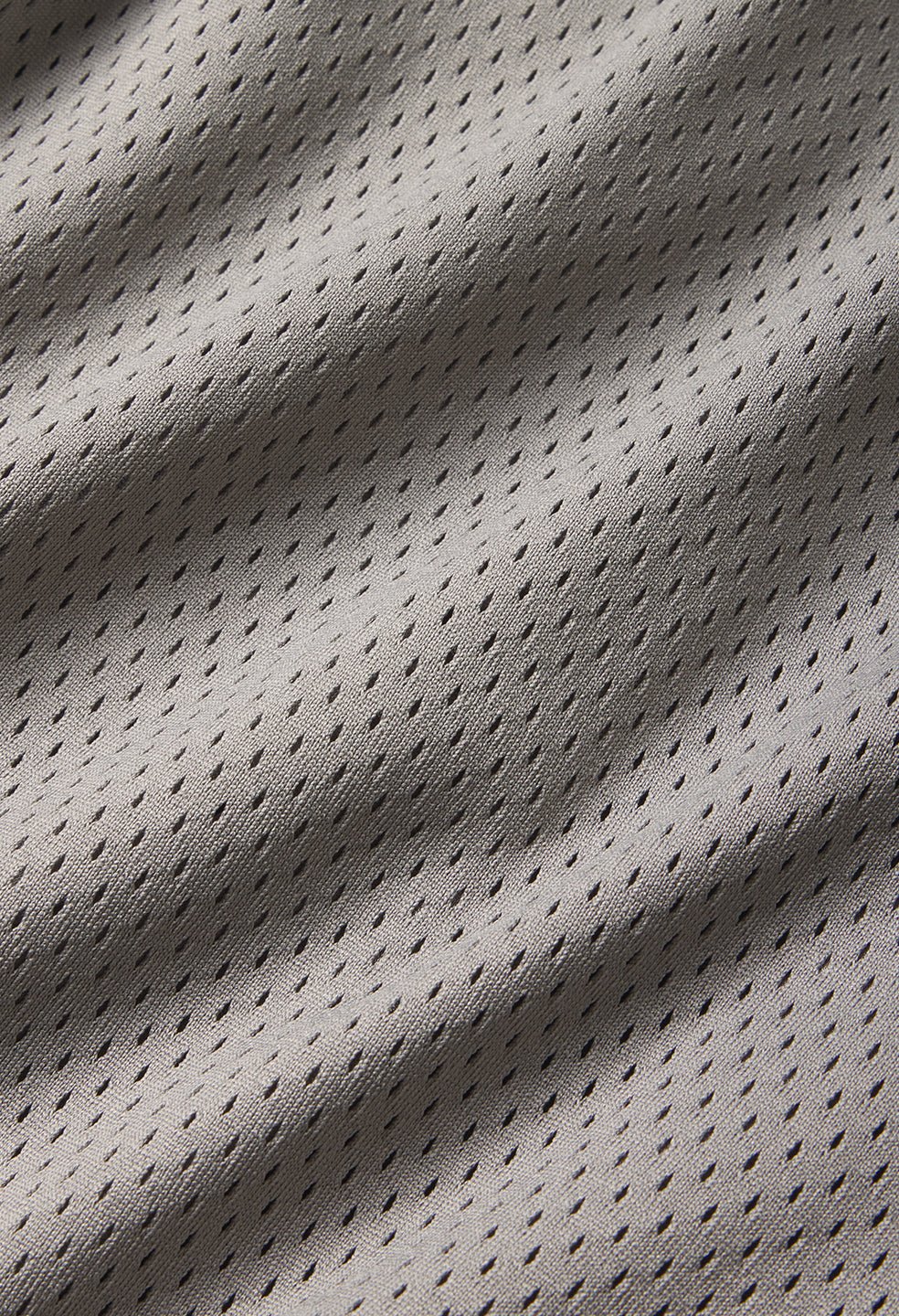 Shaolin Oversized Court Shorts / Grey x Tan - Image 3