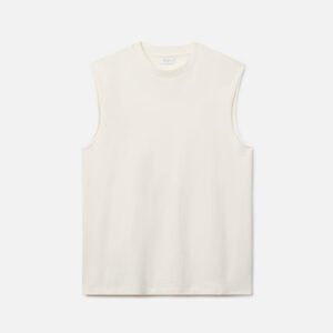 Air Spun Campus Cut-Off Tee / Salt
