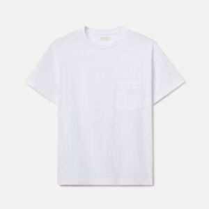 Air Spun Beach Pocket Tee / White
