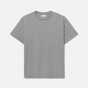 Air Spun Beach Pocket Tee / Heather Grey