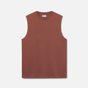 Air Spun Campus Cut-Off Tee / Rust