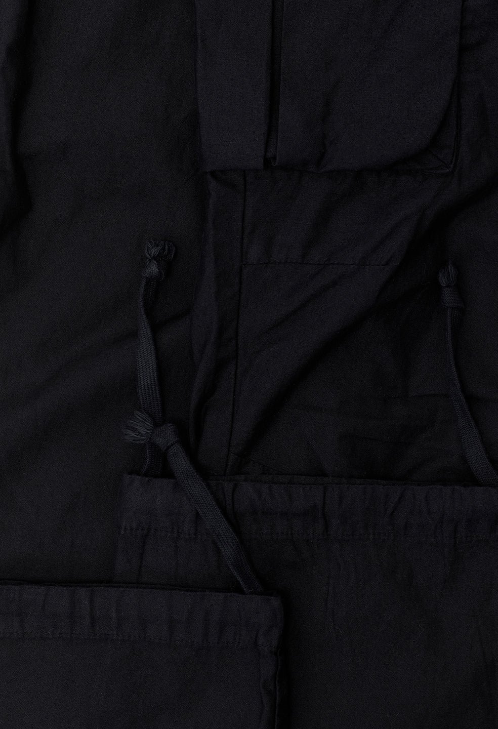 Back Sateen Cargo Pants / Black - Image 10