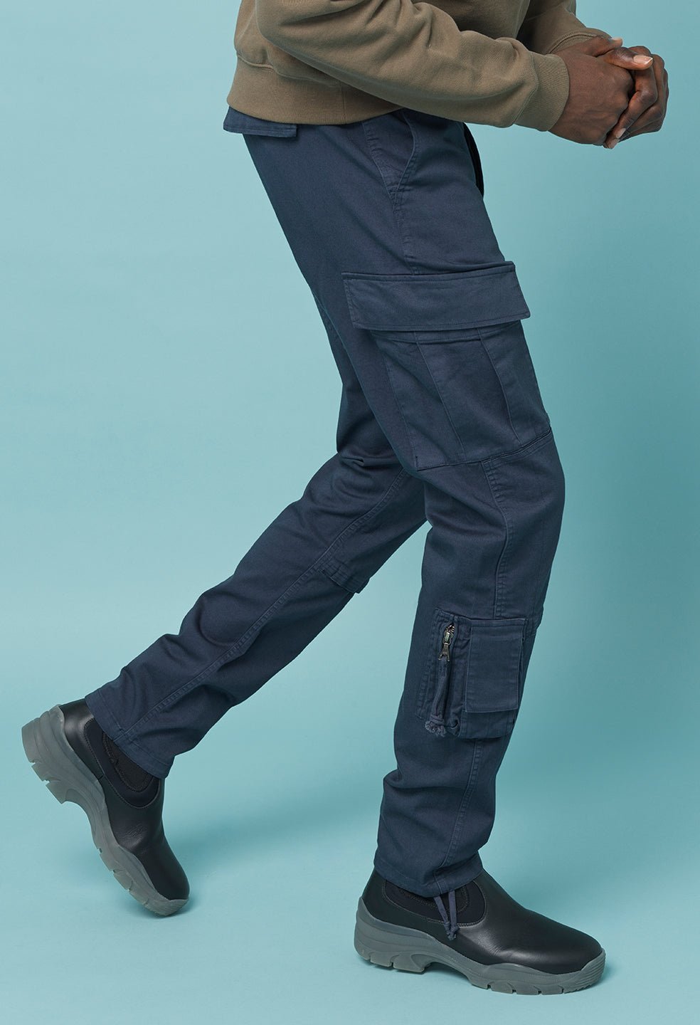 Slim Tactical Cargo / Navy - Image 5