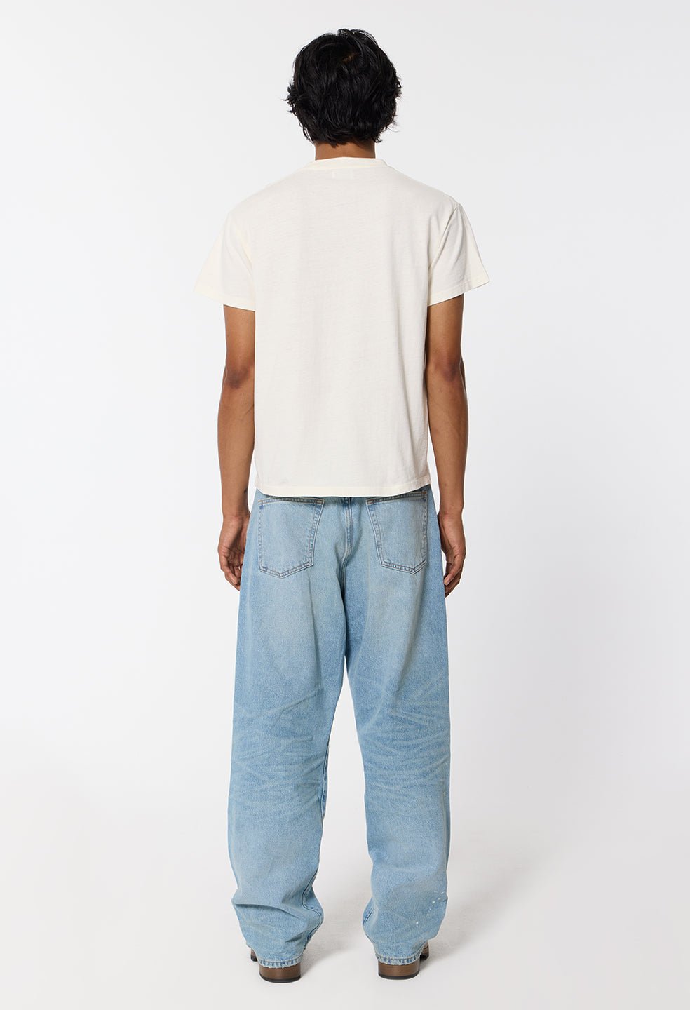 Air Spun Shrunken Tee / Salt - Image 5