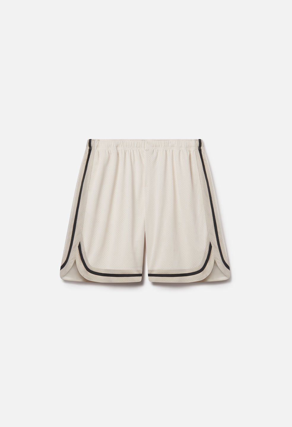 Shaolin Oversized Court Shorts / Salt x Tan