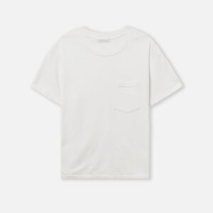 Recycled Cotton Campus Pocket Tee / Salt