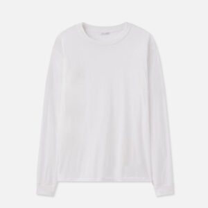 Cotton Cashmere Pullover / White