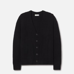 Capri Cashmere Cardigan / Black