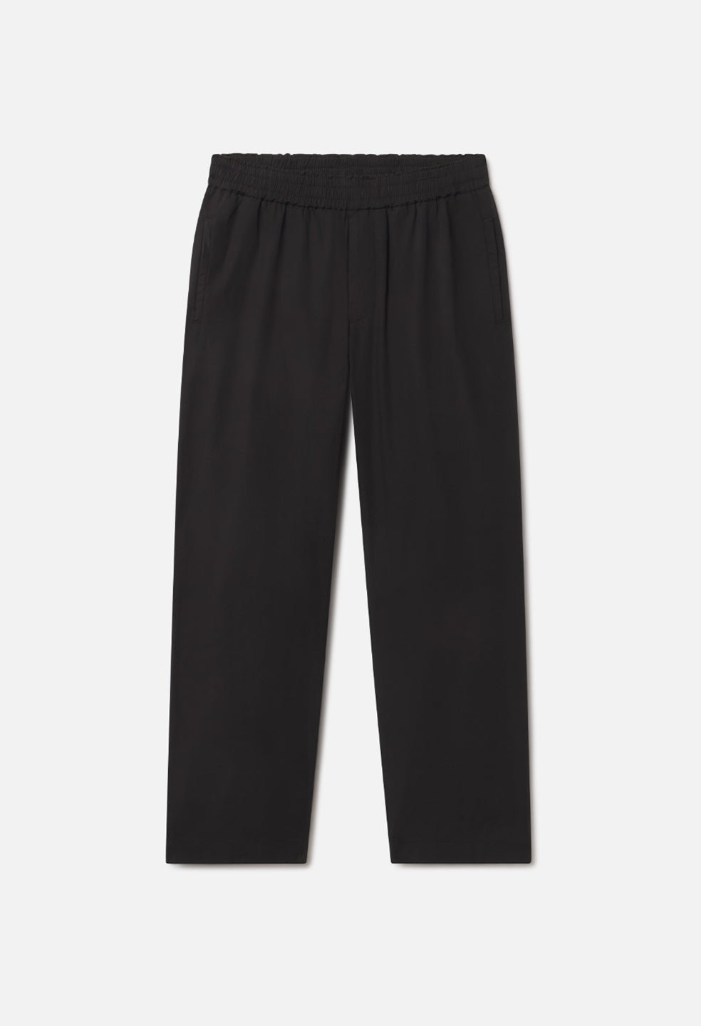 Cotton Easy Trouser / Black
