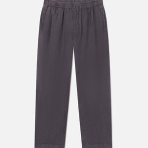 Nigril Linen Easy Trouser / Washed Black