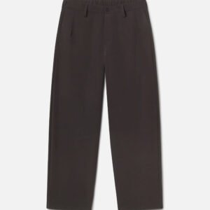 Vero Brushed Nylon Lounge Pant / Charcoal