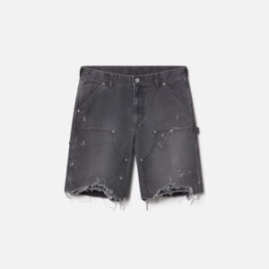 Desert Snow Cut-Off Work Short / Washed Black