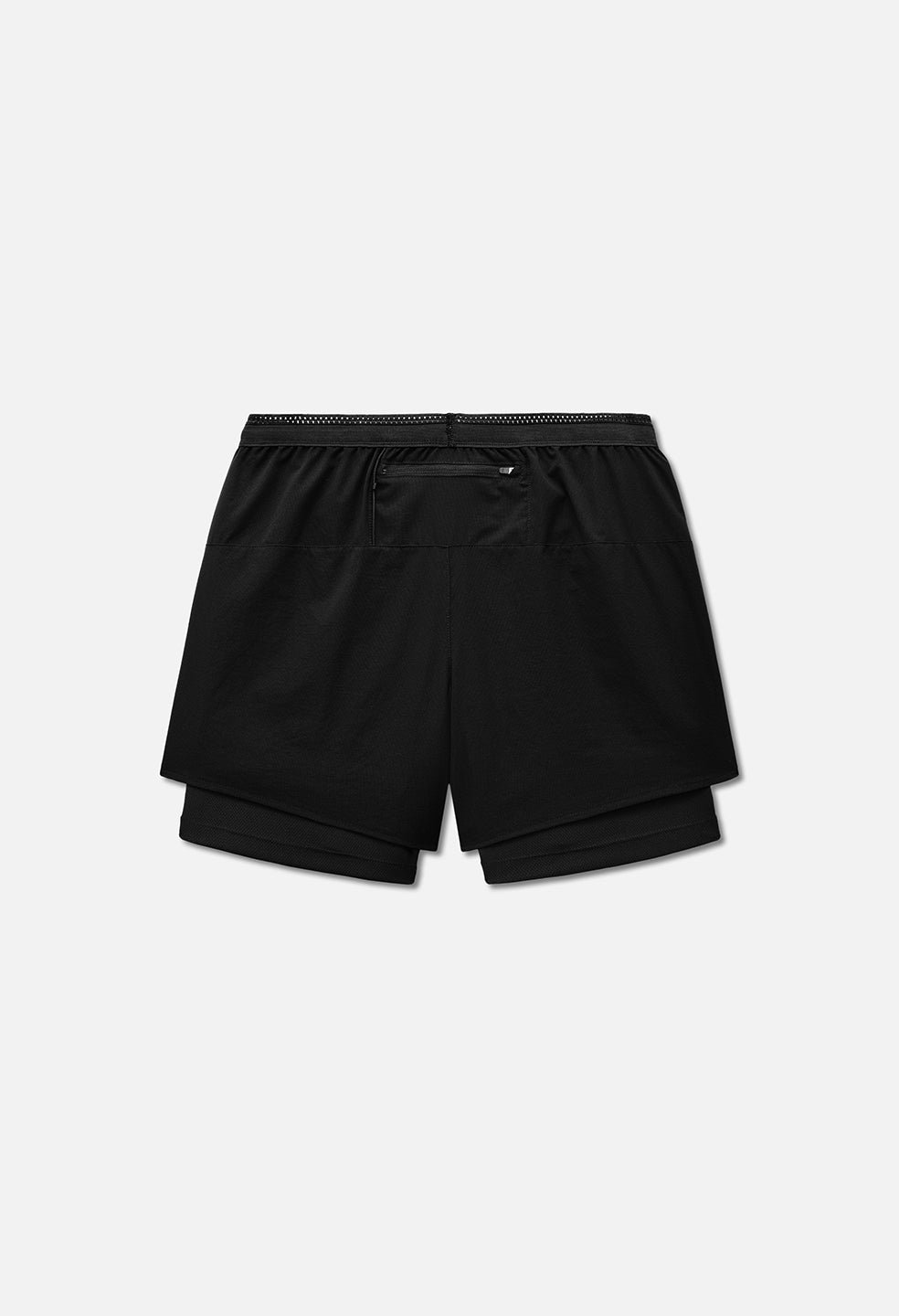 Grid-Mesh Sprint Shorts / Black - Image 2