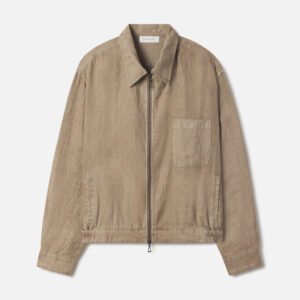 Nigril Linen Zip Jacket / Washed Drift