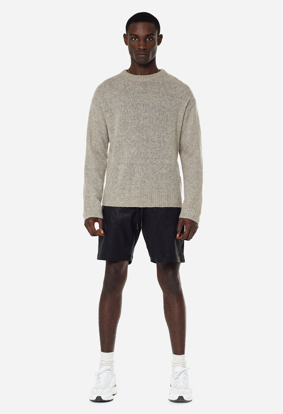 Leather LA Shorts / Black - Image 3