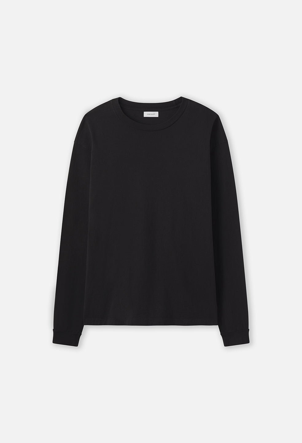 Recycled Cotton LS University Tee / Black