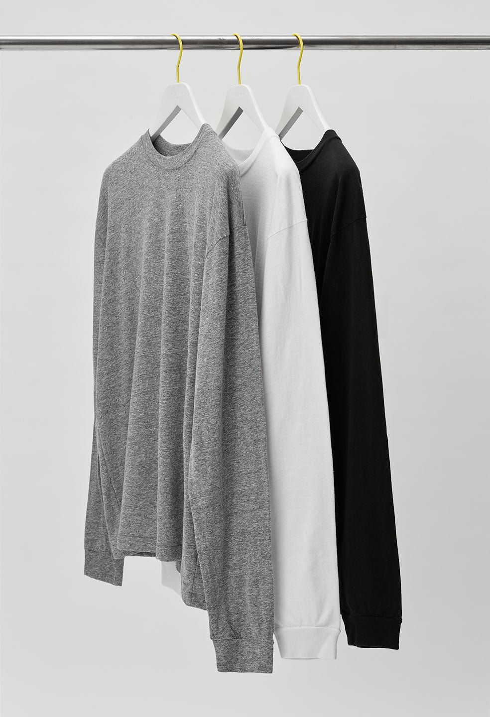 Recycled Cotton LS University Tee / Black - Image 8