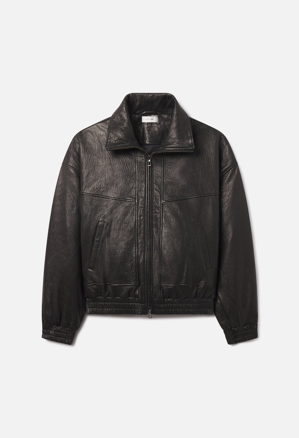 Leather Lautner Jacket / Black - Image 10