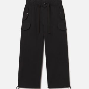 Canopy Cotton Cargo Pants / Black