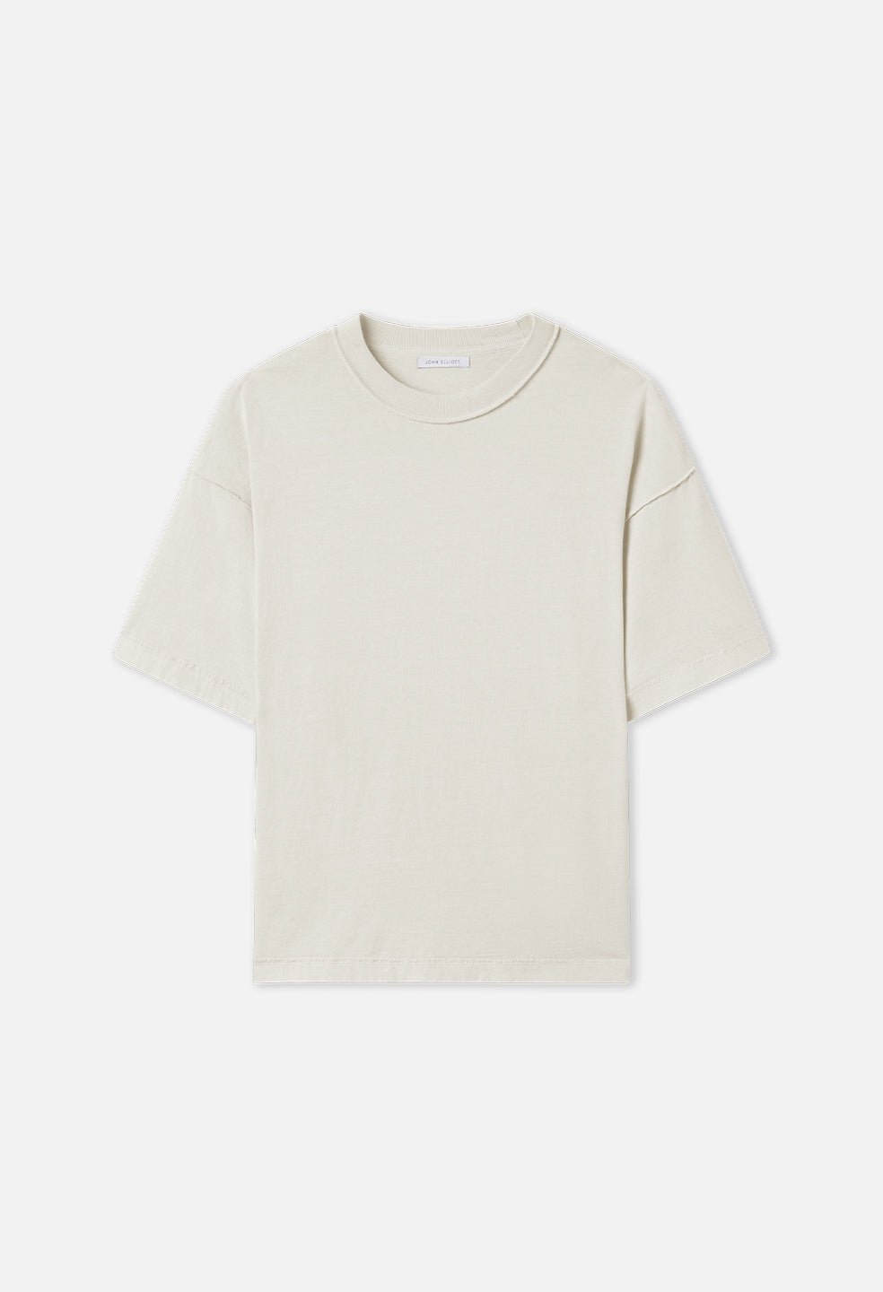 Summer Reversed Cropped Tee / Washed Salt