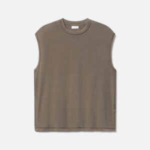 Summer Reversed Cropped Sleeveless / Washed Oak
