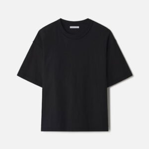 Summer Reversed Cropped Tee / Black