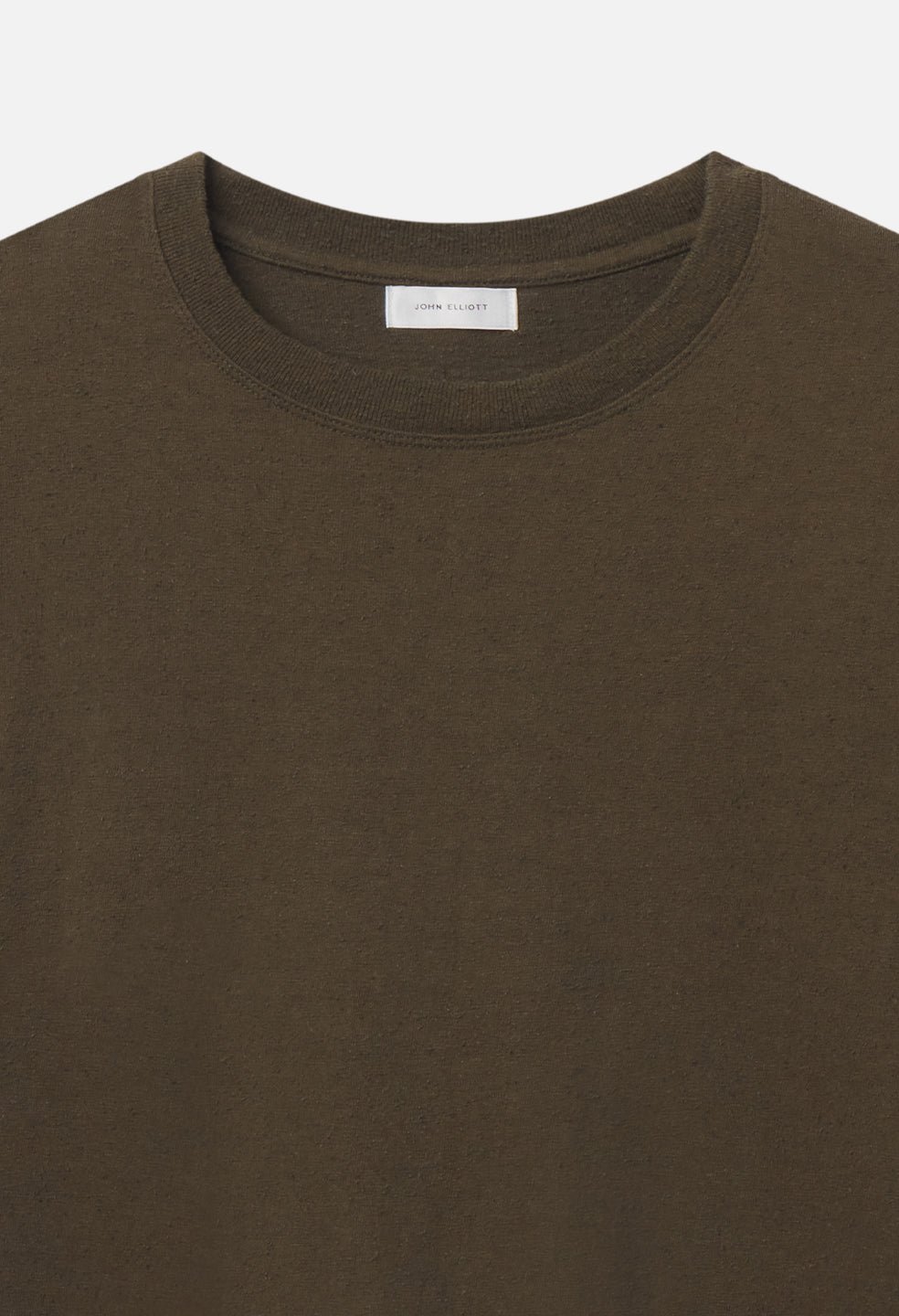 Silk Noil Anti-Expo Tee / Olive - Image 3