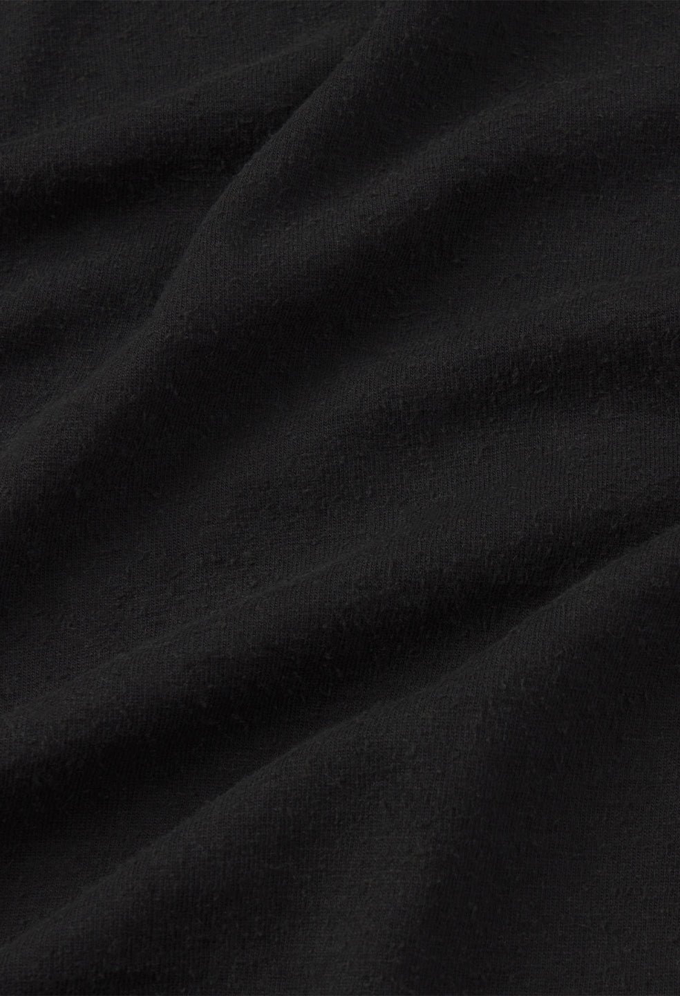 Silk Noil Campus Pocket Tee / Black - Image 2