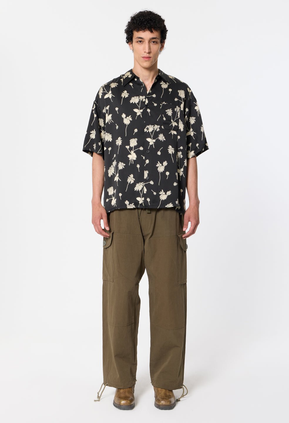 Canopy Cotton Cargo Pants / Olive - Image 4