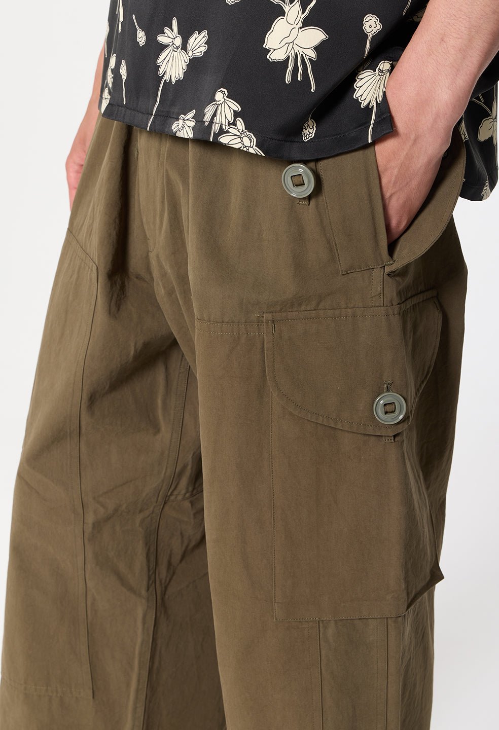 Canopy Cotton Cargo Pants / Olive - Image 7