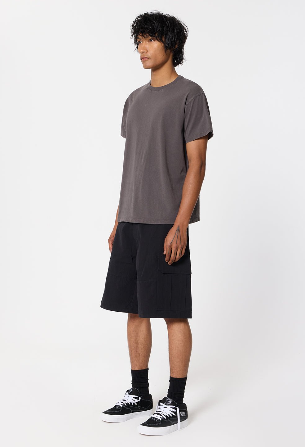 Cotton Southport Cargo Shorts / Black - Image 5
