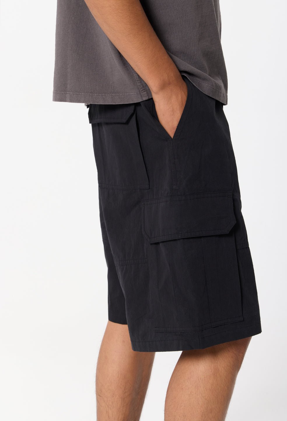 Cotton Southport Cargo Shorts / Black - Image 7
