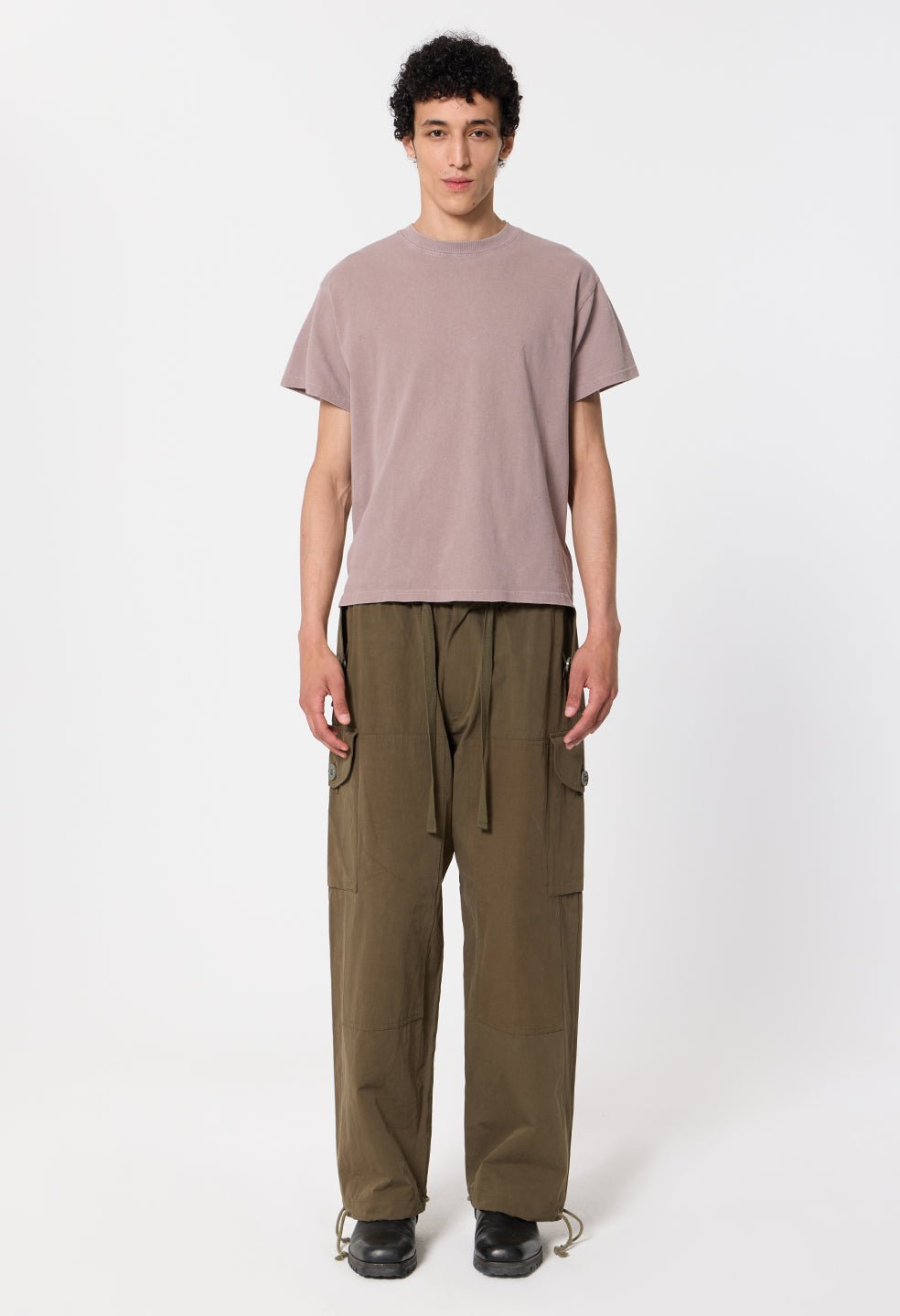 Air Spun Shrunken Tee / Plum - Image 4