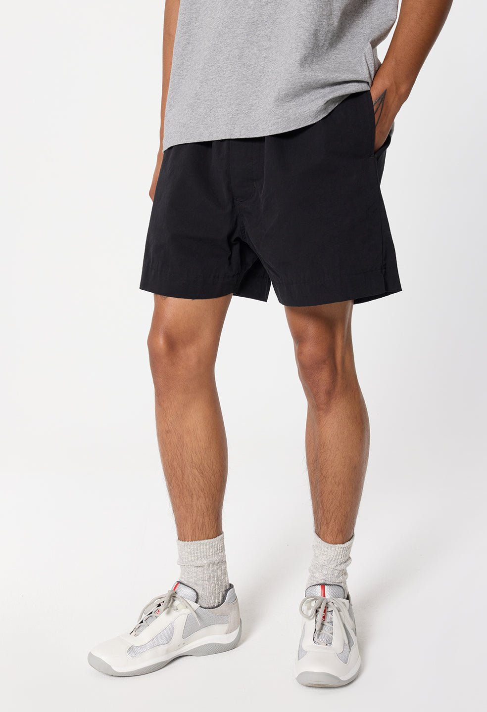 Cotton Kennedy Shorts / Black - Image 2