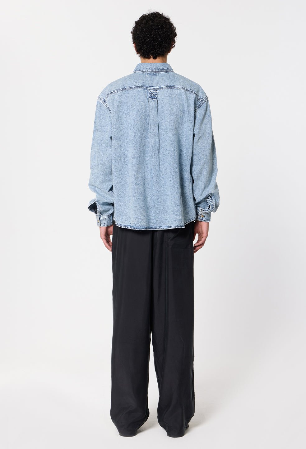 Cupro Saint Lucia Trouser / Black - Image 6