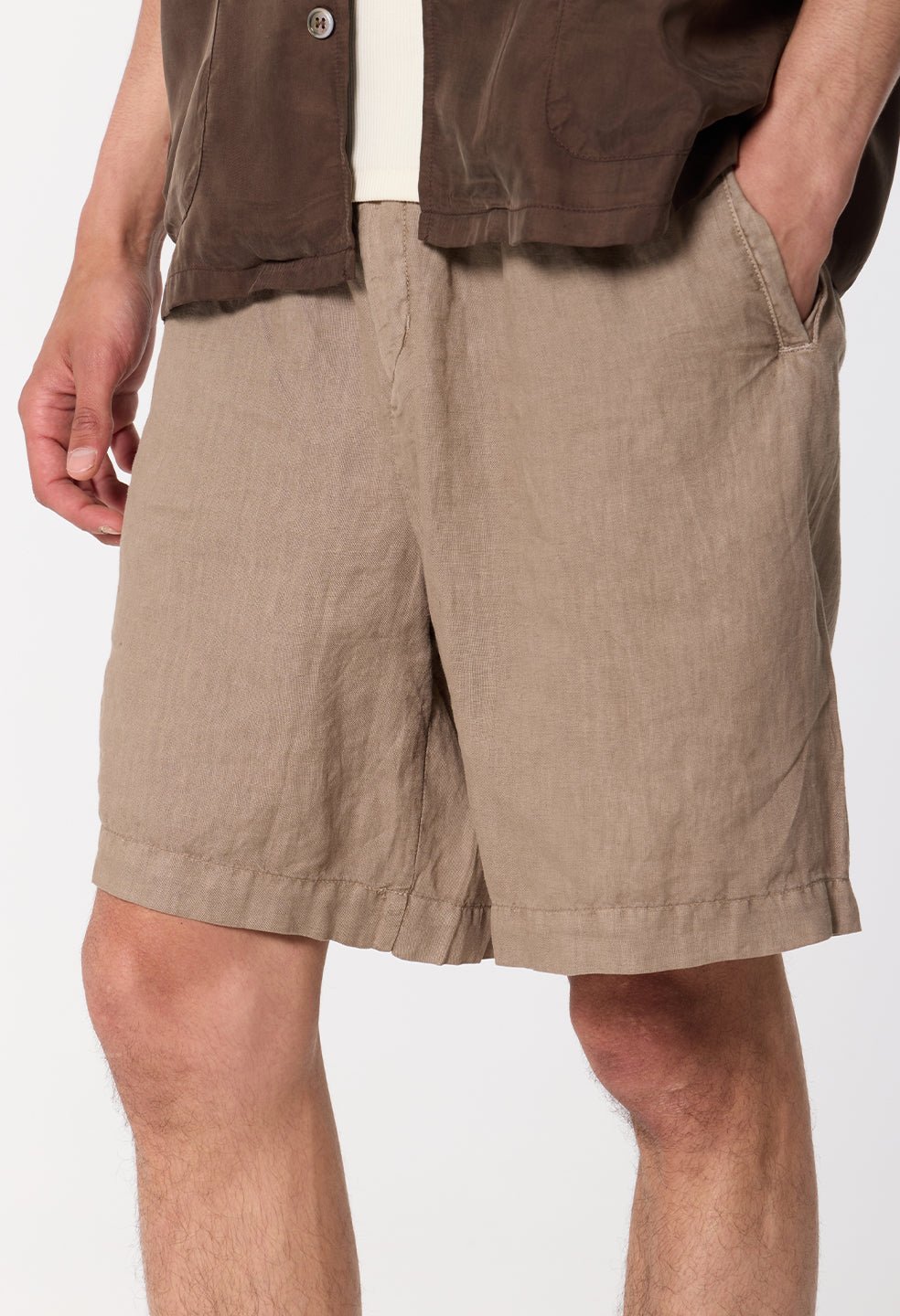 Nigril Linen Easy Short / Washed Drift - Image 7