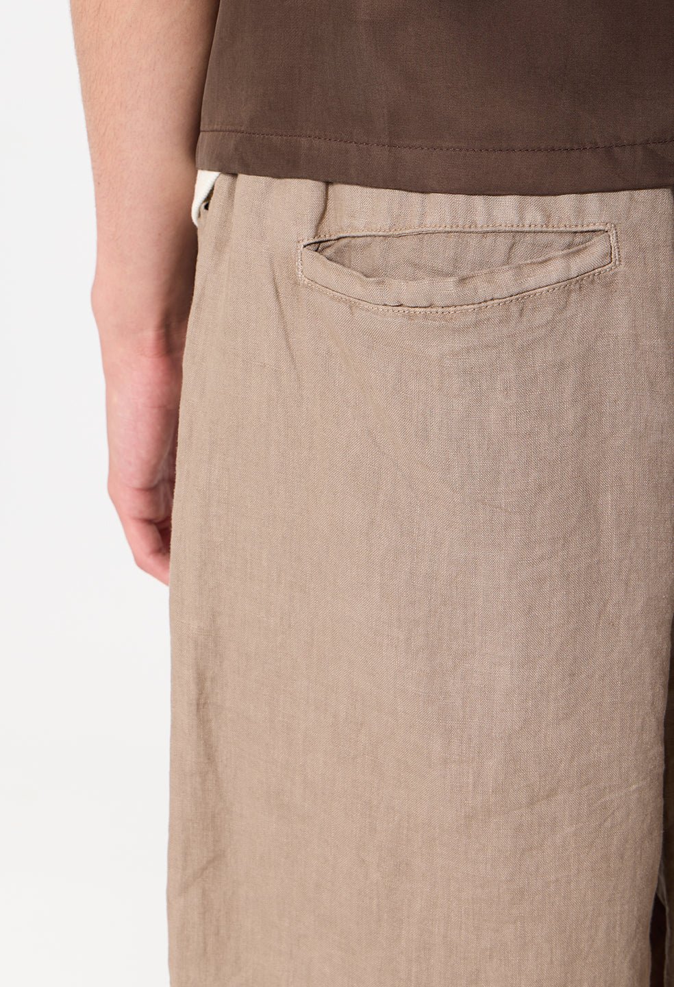 Nigril Linen Easy Short / Washed Drift - Image 8