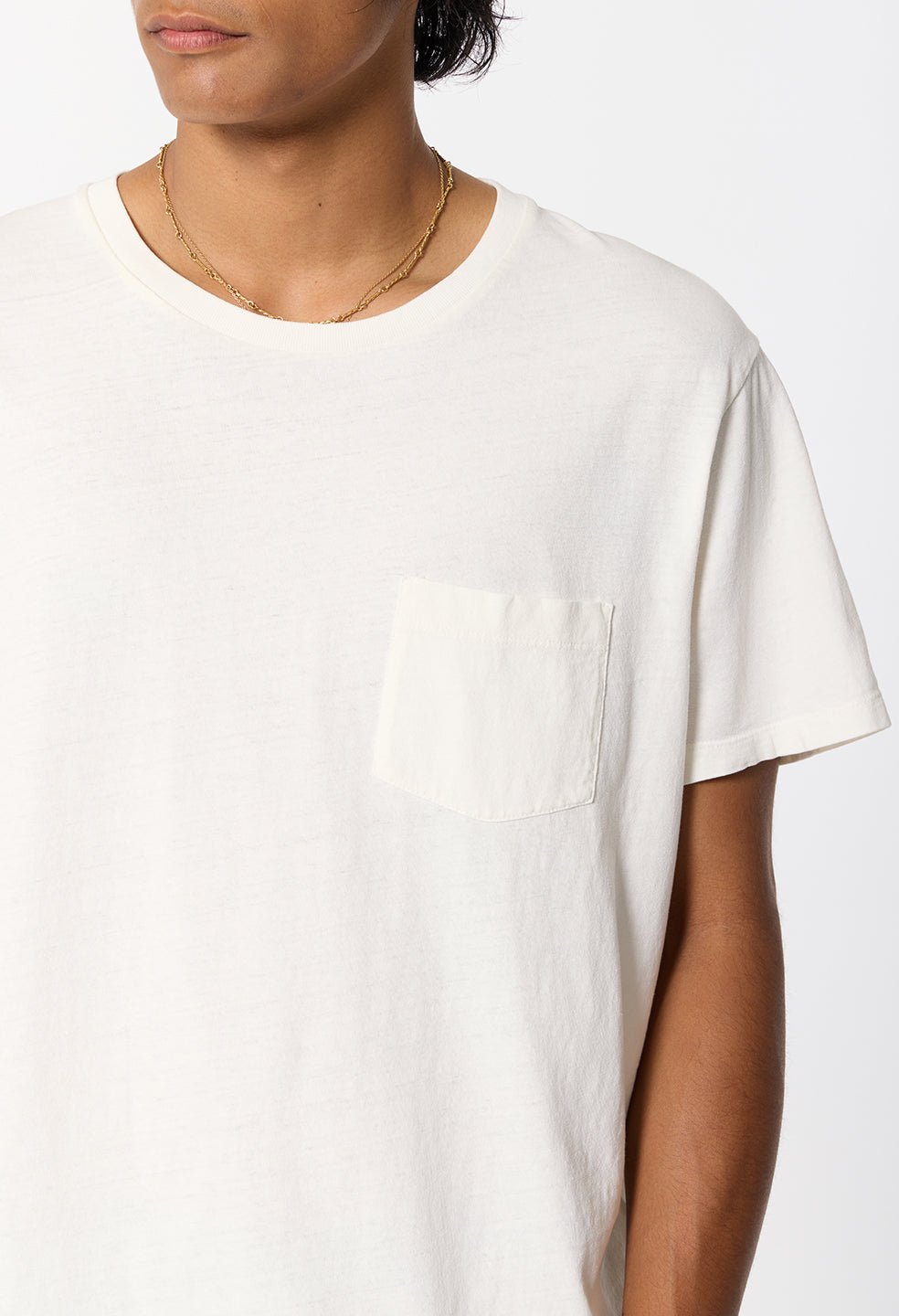 Air Spun Beach Pocket Tee / Salt - Image 6