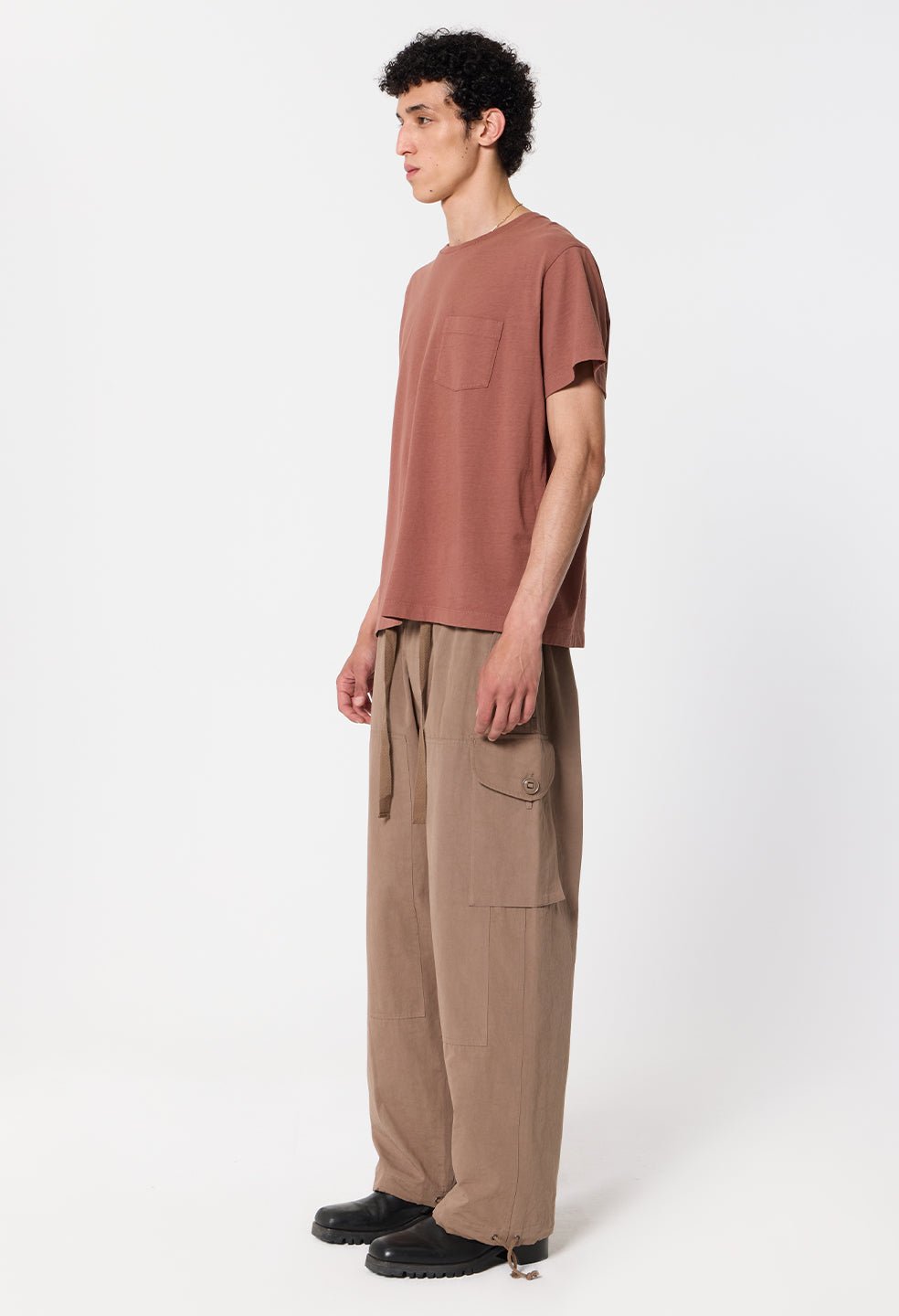 Air Spun Beach Pocket Tee / Rust - Image 5