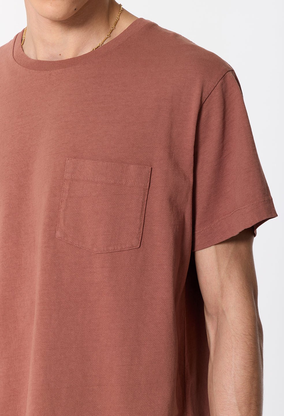 Air Spun Beach Pocket Tee / Rust - Image 7