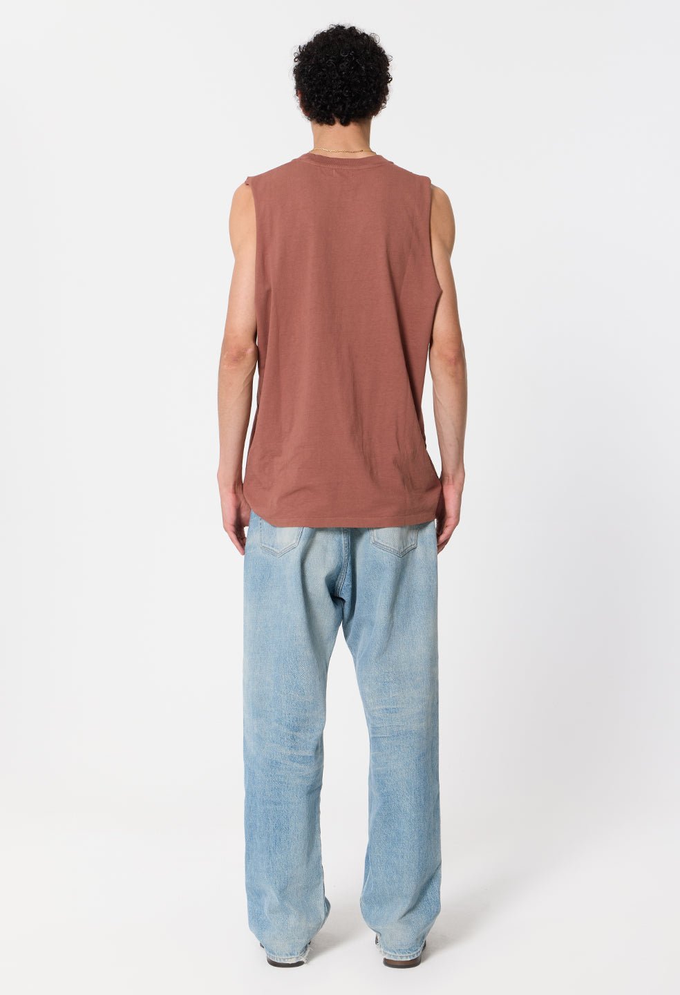 Air Spun Campus Cut-Off Tee / Rust - Image 5